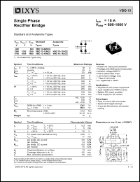 VBO13-16NO2 Datasheet
