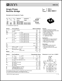 VBO25-16NO2 Datasheet