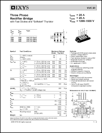 VUC25-16GO2 Datasheet