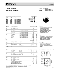 VUO36-06NO8 Datasheet