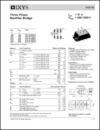 VUO30-08NO3 Datasheet