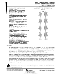 SNJ54LVTH240J Datasheet