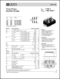VUO190-16NO7 Datasheet