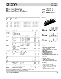 MCD44-08IO8 Datasheet