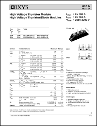 MCD94-20IO1B Datasheet