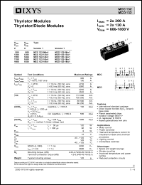MCC132-18IO1 Datasheet