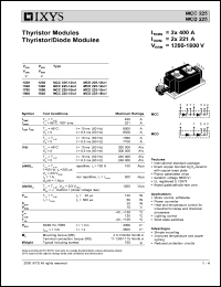 MCD225-16IO1 Datasheet
