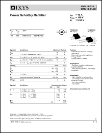 DSS16-0045B Datasheet