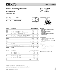 DSS2X160-01A Datasheet