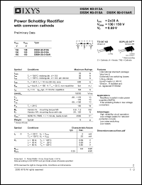 DSSK60-0045A Datasheet