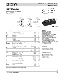 MII145-12A3 Datasheet