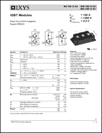MII150-12A4 Datasheet