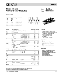 VWO36-08IO7 Datasheet