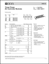 VWO85-16IO1 Datasheet