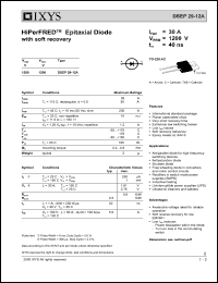 DSEP29-06B Datasheet