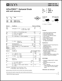 DSEP30-03A Datasheet