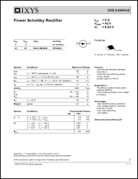 DSS6-0045AS Datasheet