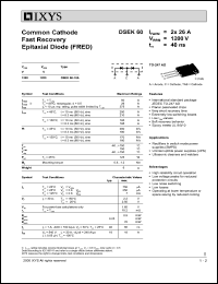 DSEK60-06A Datasheet