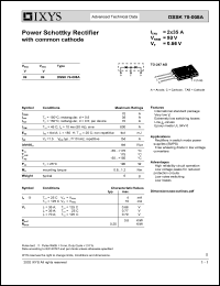 DSSK70-0015B Datasheet