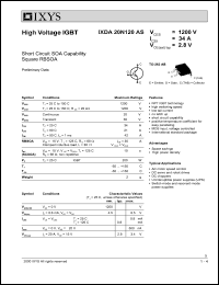 IXDA20N120AS Datasheet