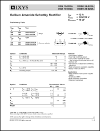 DGSK20-015A Datasheet