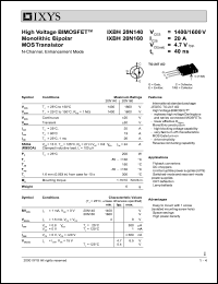 IXBH20N140 Datasheet