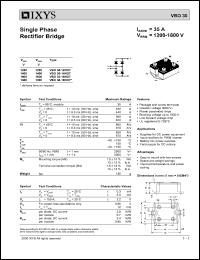 VBO30-14NO7 Datasheet
