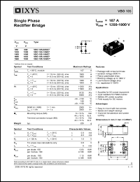 VBO105-16NO7 Datasheet