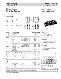 VVZ70-08IO7 Datasheet