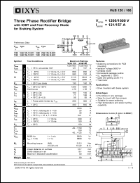 VUB160-12NO1 Datasheet