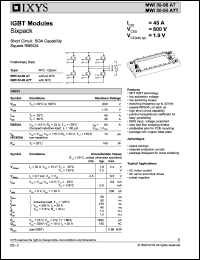 MWI30-06A7T Datasheet