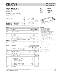 MWI50-06A7T Datasheet