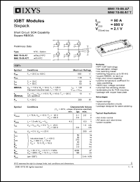 MWI75-06A7T Datasheet