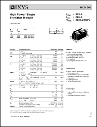 MCO600-20IO1 Datasheet