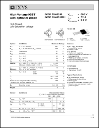IXDP20N60B Datasheet