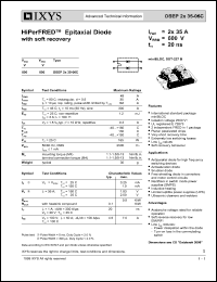 DSEP2X35-06C Datasheet