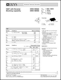 IXRH50N80 Datasheet