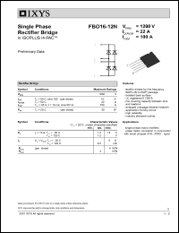 FBO16-12N Datasheet