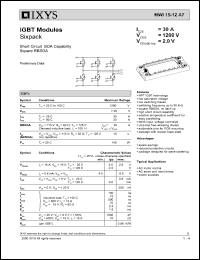 MWI15-12A7 Datasheet