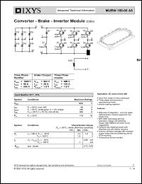 MUBW100-06A8 Datasheet