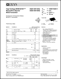 IXBH9N140G Datasheet