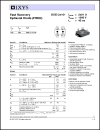DSEI2X101-06A Datasheet