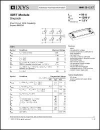 MWI50-12E7 Datasheet