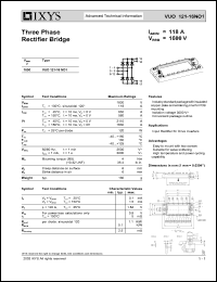 VUO121-16NO1 Datasheet