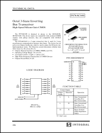 IN74AC652DW Datasheet
