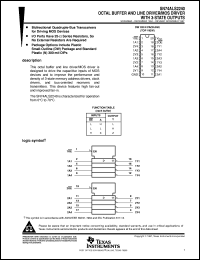 SN74ALS2240DW Datasheet