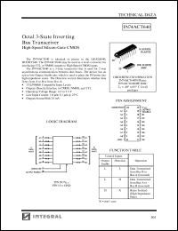 IN74ACT623DW Datasheet