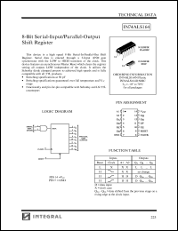 IN74ALS164AD Datasheet