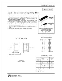 IN74ALS574DW Datasheet