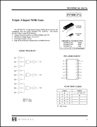 IN74HC273ADW Datasheet